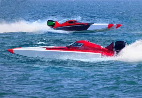 Powerboat Racing at Oulton Broad